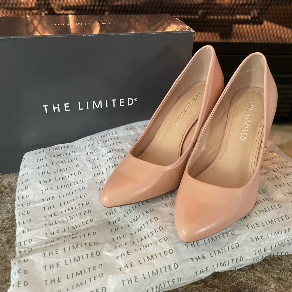 Brand new in box The Limited high heel Tatum in Cameo Rose. Size 6